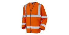 Shirwell ISO 20471 Cl 3 Sleeved Waistcoat HV Orange